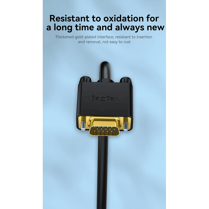 Cable Dvi 24 + 1 Macho Macho Veggieg Conector Dorado Refozado certificado  2