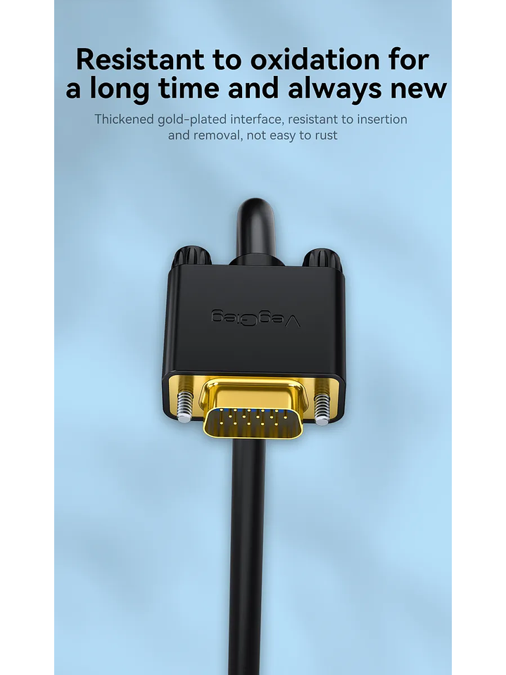 Cable Dvi 24 + 1 Macho Macho Veggieg Conector Dorado Refozado certificado  2