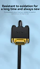 Cable Dvi 24 + 1 Macho Macho Veggieg Conector Dorado Refozado certificado  - Miniatura 2