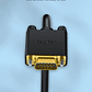 Cable Dvi 24 + 1 Macho Macho Veggieg Conector Dorado Refozado certificado  - Miniatura 2