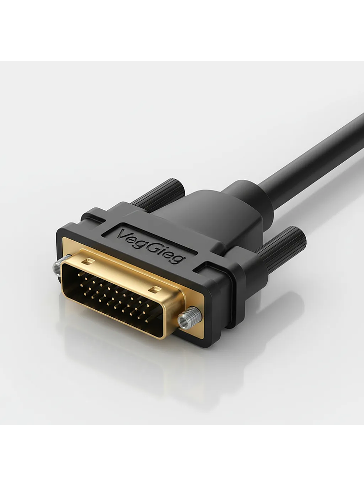 Cable Dvi 24 + 1 Macho Macho Veggieg Conector Dorado Refozado certificado  4