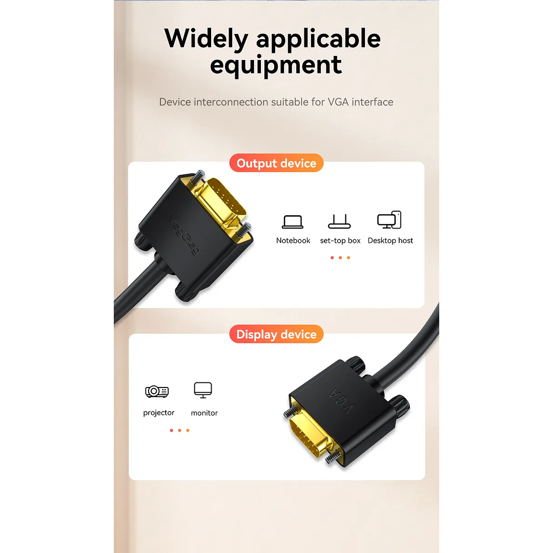 Cable Dvi 24 + 1 Macho Macho Veggieg Conector Dorado Refozado certificado  5