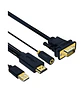 Cable Adaptador Conversor Hdmi A Vga Audio Usb Veggieg - Miniatura 1