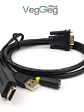 Cable Adaptador Conversor Hdmi A Vga Audio Usb Veggieg - Miniatura 5
