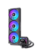 Refrigeración Líquida Cooler Gaming AIO  360mm Argb Ak-3 Lovingcool Negro pantalla digital - Miniatura 1