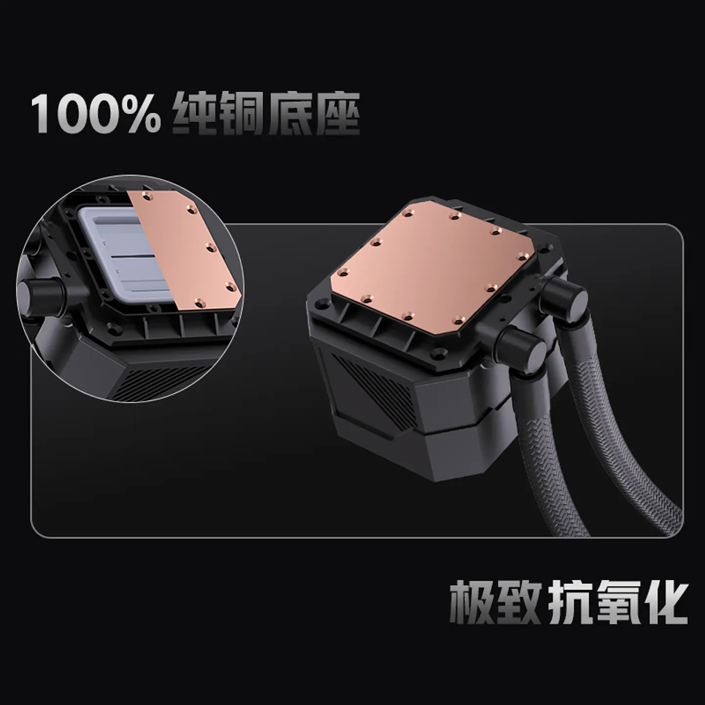 Refrigeración Líquida Cooler Gaming AIO  360mm Argb Ak-3 Lovingcool Negro pantalla digital 4