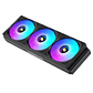 Refrigeración Líquida Cooler Gaming AIO  360mm Argb Ak-3 Lovingcool Negro pantalla digital - Miniatura 3