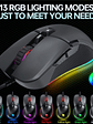Mouse Gamer T-wolf G590 Rgb, 7200 Dpi,7 Botones Programables por software  - Miniatura 2
