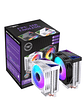 Enfriador Cpu Lovingcool 2 Heatpipes + rgb 90mm Amd Intel 150 TDP - Miniatura 1