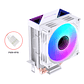 Enfriador Cpu Lovingcool 2 Heatpipes + rgb 90mm Amd Intel 150 TDP - Miniatura 8