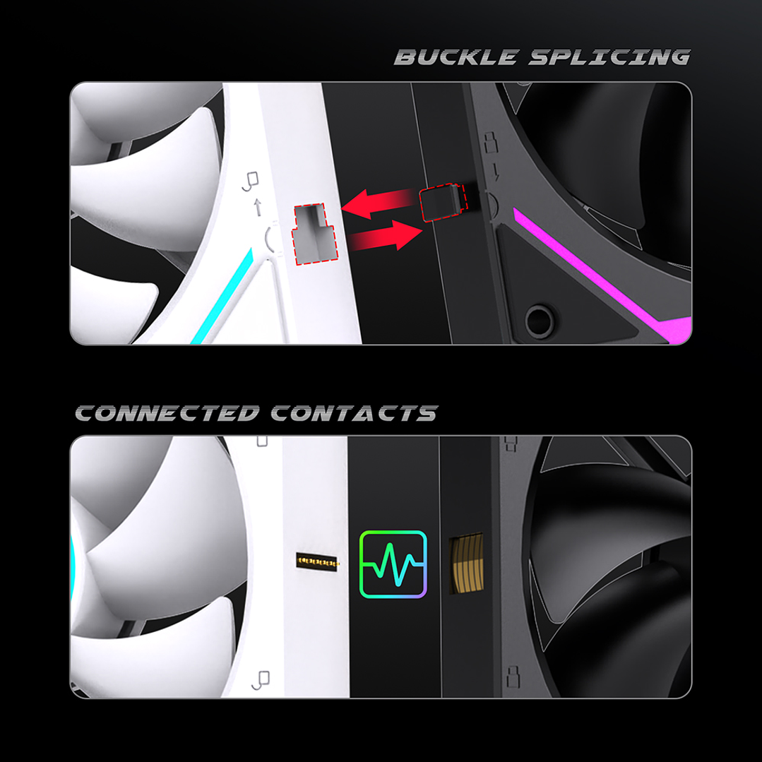 Ventiladores Pc 120mm ARgb Lovingcool 120 Kit Pack 3 Unids  4