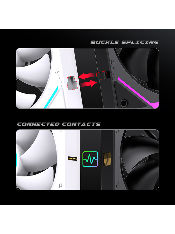 Ventiladores Pc 120mm ARgb Lovingcool 120 Kit Pack 3 Unids  4