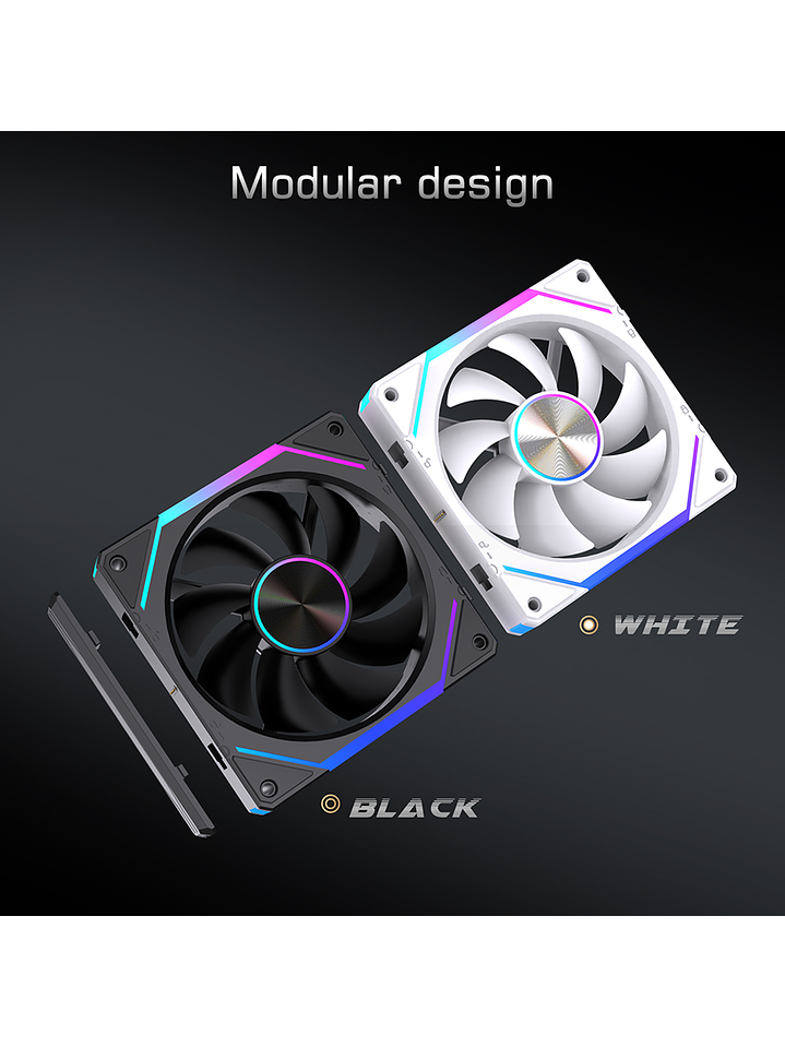 Ventiladores Pc 120mm ARgb Lovingcool 120 Kit Pack 3 Unids  5