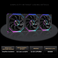 Ventiladores Pc 120mm ARgb Lovingcool 120 Kit Pack 3 Unids  - Miniatura 6