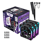 Ventiladores Pc 120mm ARgb Lovingcool 120 Kit Pack 3 Unids  - Miniatura 7