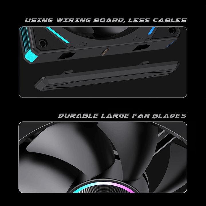 Ventiladores Pc 120mm ARgb Lovingcool 120 Kit Pack 3 Unids  9