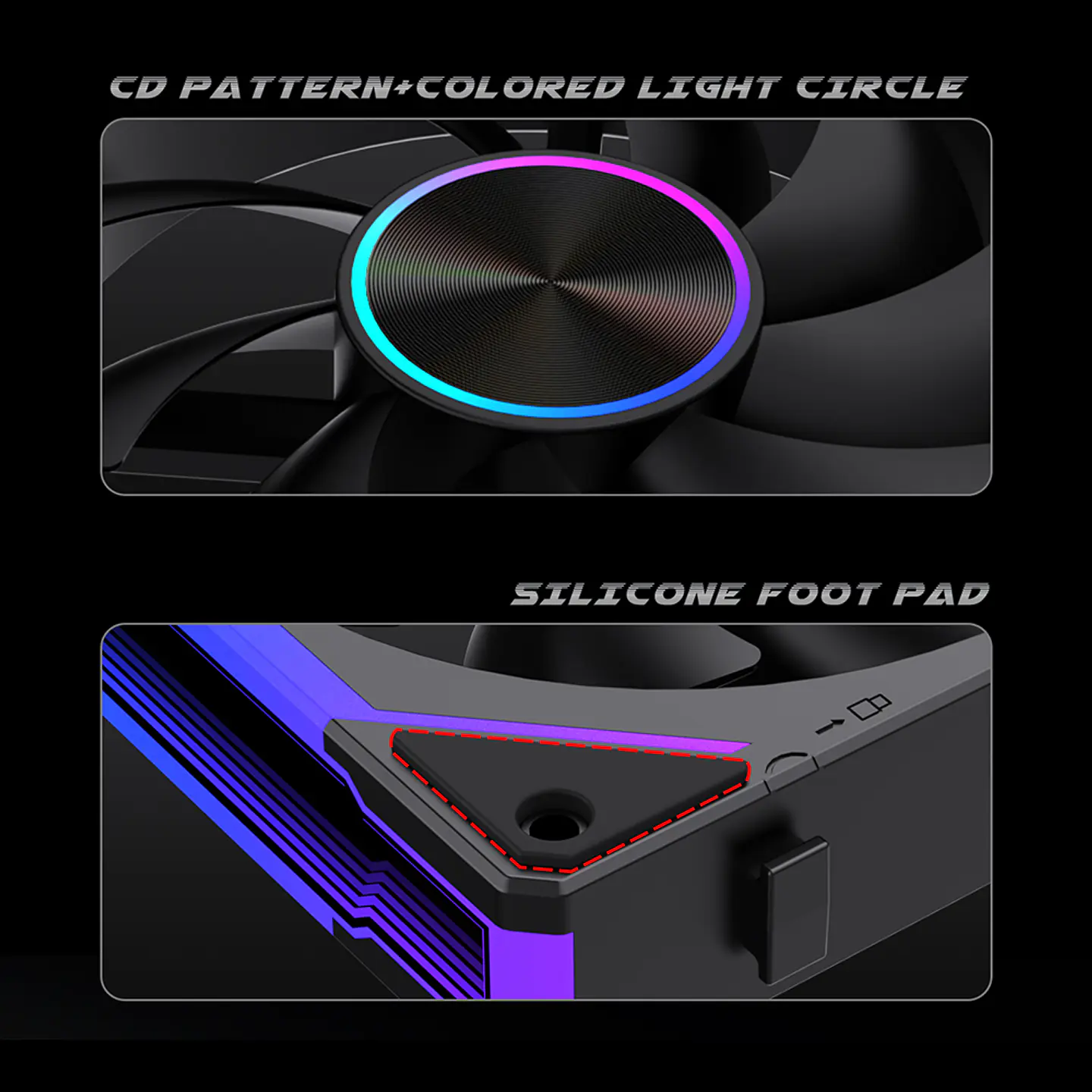 Ventiladores Pc 120mm ARgb Lovingcool 120 Kit Pack 3 Unids  10