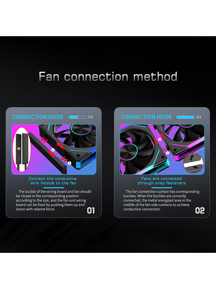 Ventiladores Pc 120mm ARgb Lovingcool 120 Kit Pack 3 Unids  11