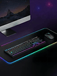 Mouse Pad Gamer Antideslizante Luz Led Xl Excelente Touch Color Negro - Miniatura 4