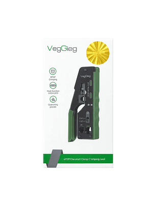 Crimpeadora Rj45/rj11 Veggieg 6p/8p Para Cat.5/cat.8
