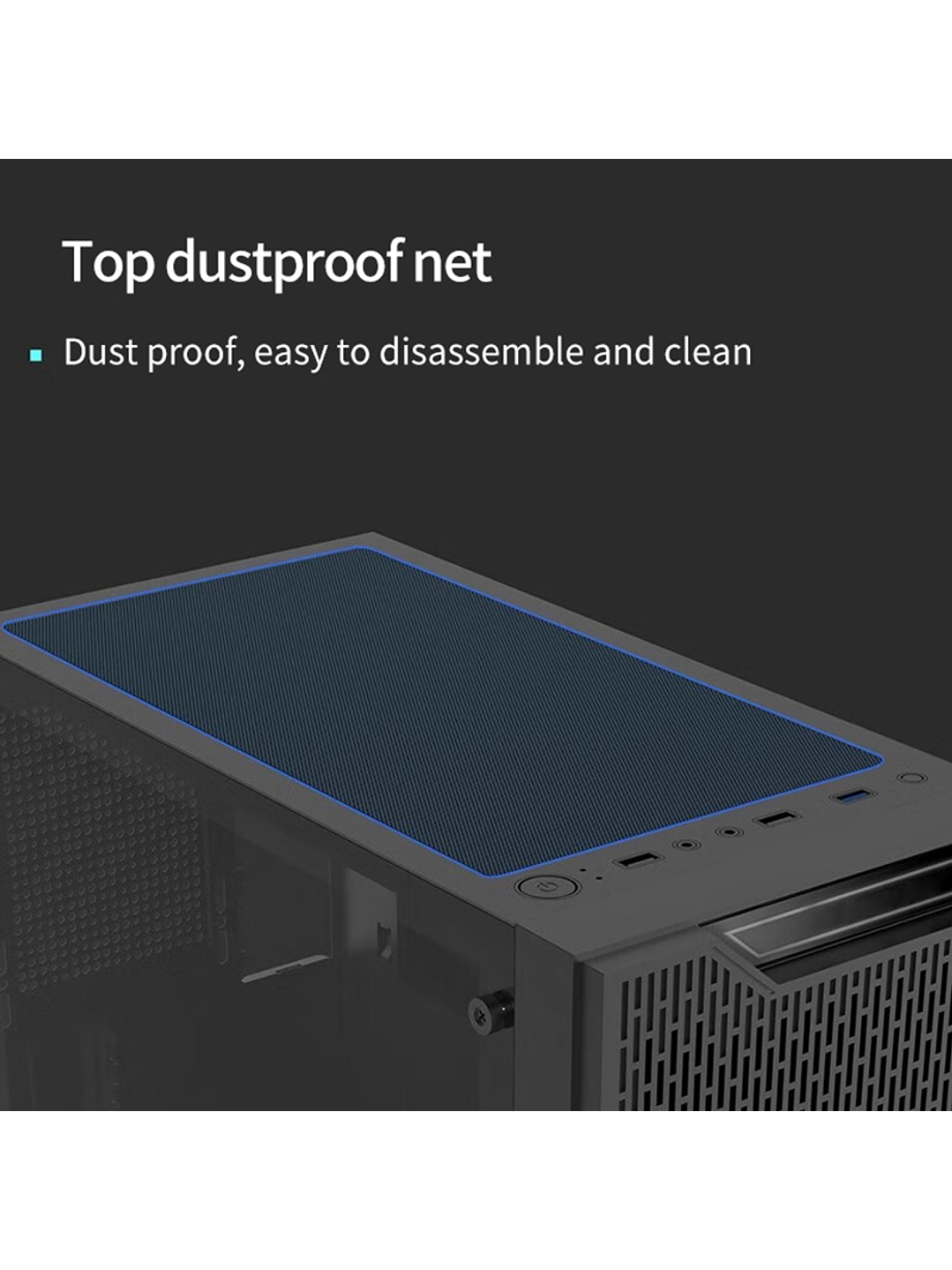 Gabinete Profesional Atx Alto Flujo De Aire Dual Motherboard 4