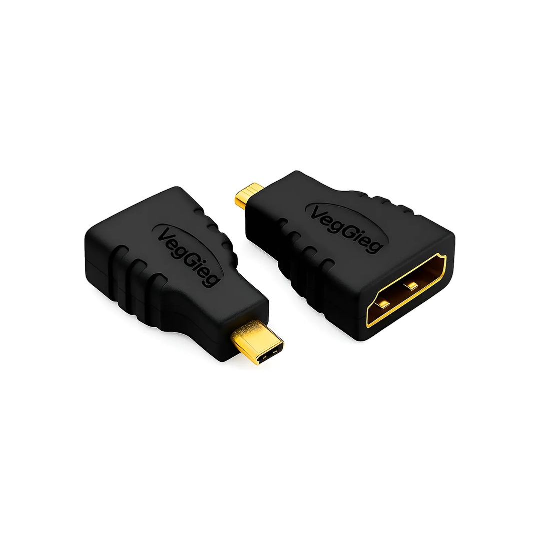 Adaptador Conversor Hdmi Hembra A Micro Hdmi Macho Veggieg 1