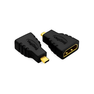 Adaptador Conversor Hdmi Hembra A Micro Hdmi Macho Veggieg