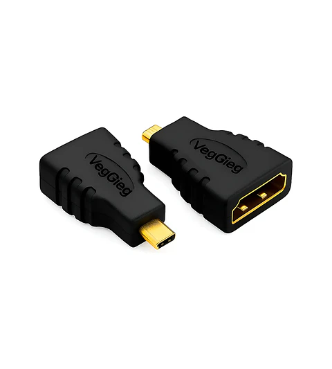 Adaptador Conversor Hdmi Hembra A Micro Hdmi Macho Veggieg
