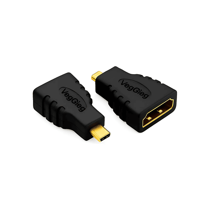 Adaptador Conversor Hdmi Hembra A Micro Hdmi Macho Veggieg 1