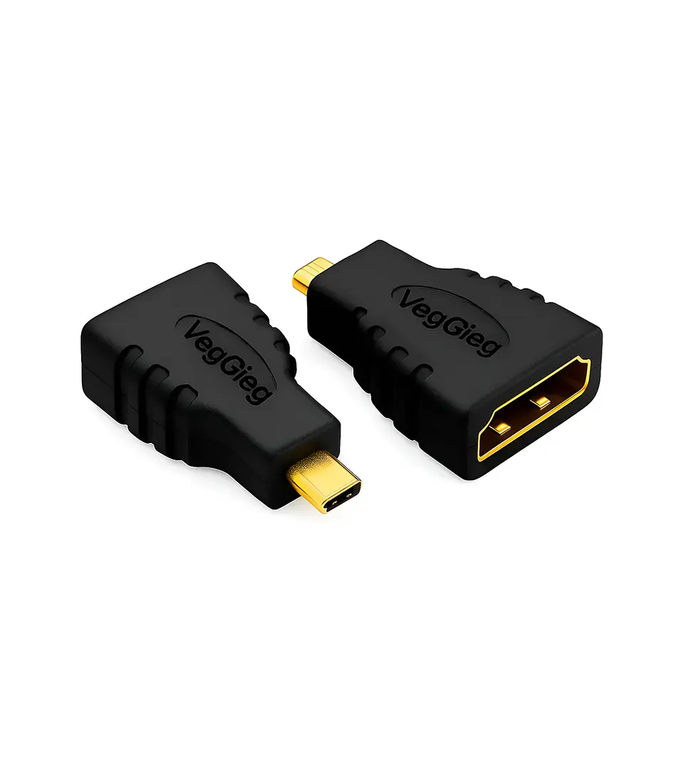 Adaptador Conversor Hdmi Hembra A Micro Hdmi Macho Veggieg 1