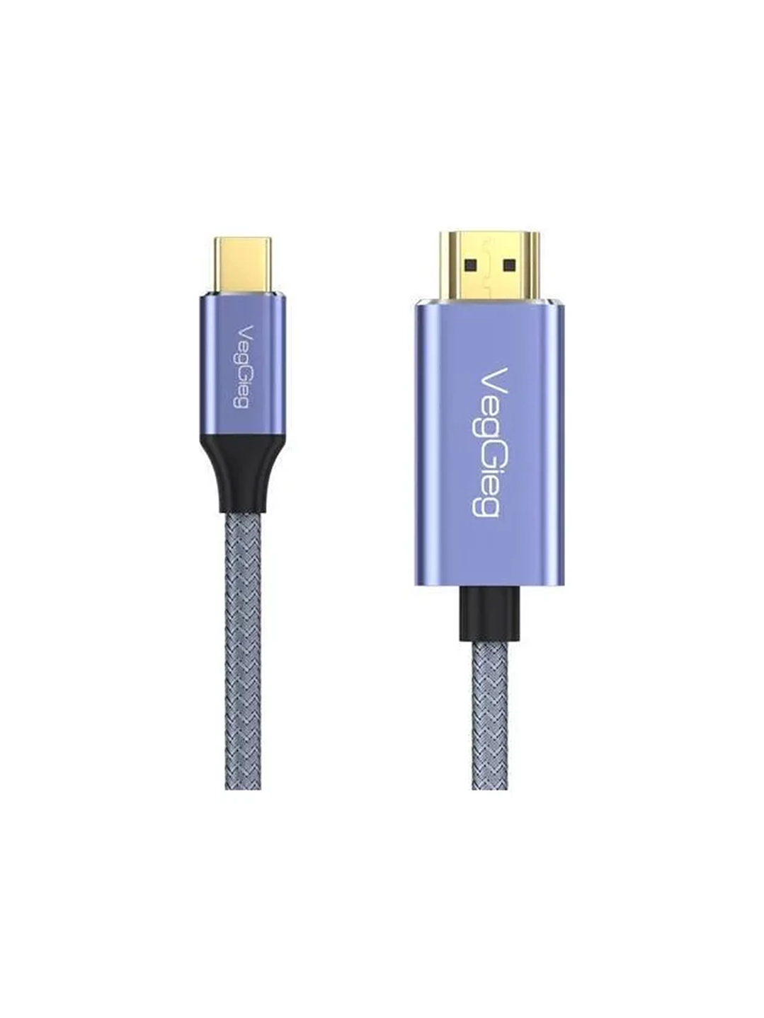Cable Tipo C A Hdmi Premium 4k 60hz 2mts Hdr Veggieg V-Z625 1