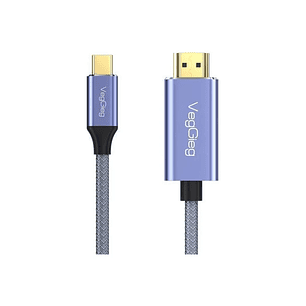 Cable Tipo C A Hdmi Premium 4k 60hz 2mts Hdr Veggieg V-Z625