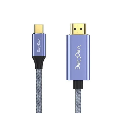 Cable Tipo C A Hdmi Premium 4k 60hz 2mts Hdr Veggieg V-Z625