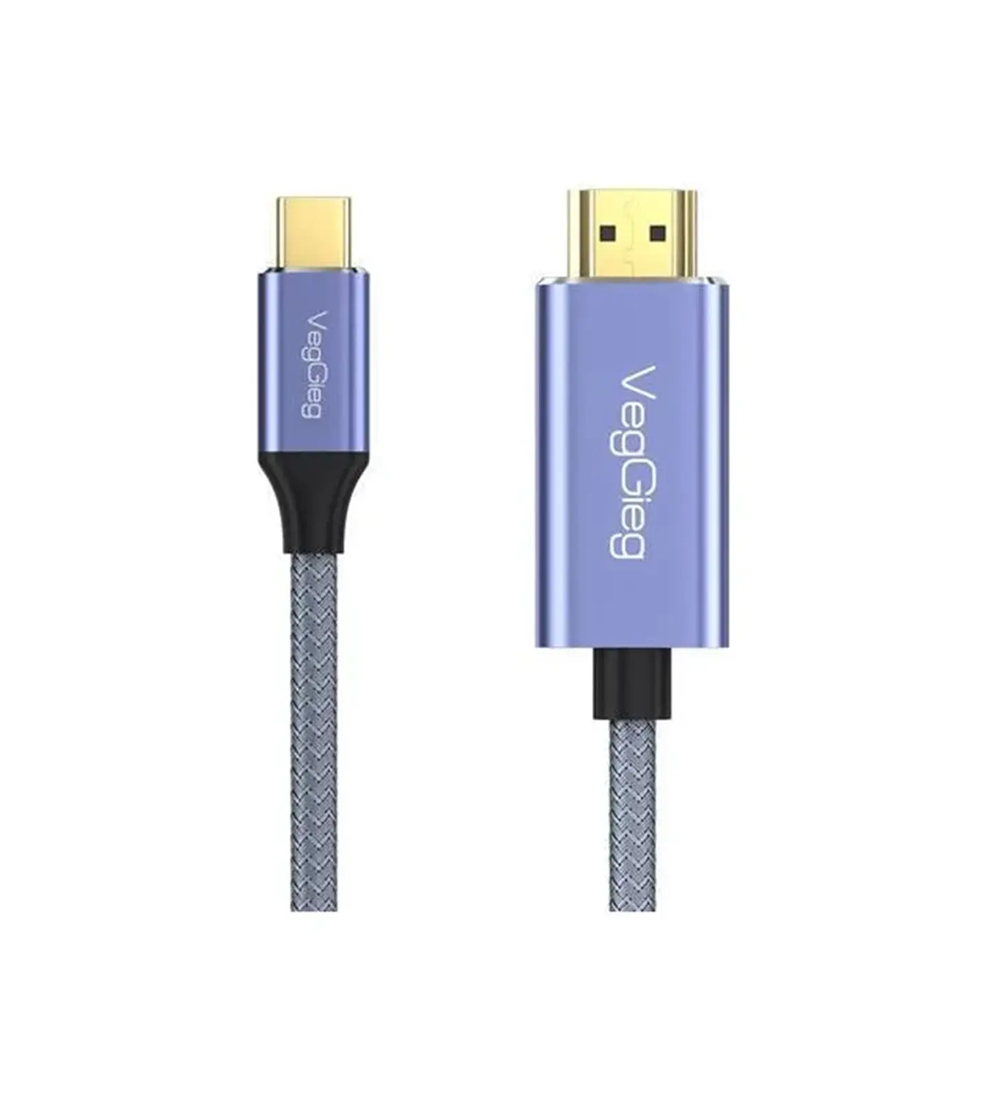 Cable Tipo C A Hdmi Premium 4k 60hz 2mts Hdr Veggieg V-Z625 1