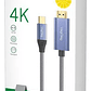 Cable Tipo C A Hdmi Premium 4k 60hz 2mts Hdr Veggieg V-Z625 - Miniatura 3