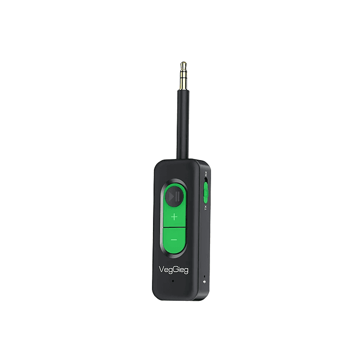 RX Receptor TR Transmisor Bluetooth 5.4 Audio Jack 3.5mm Veggieg 1