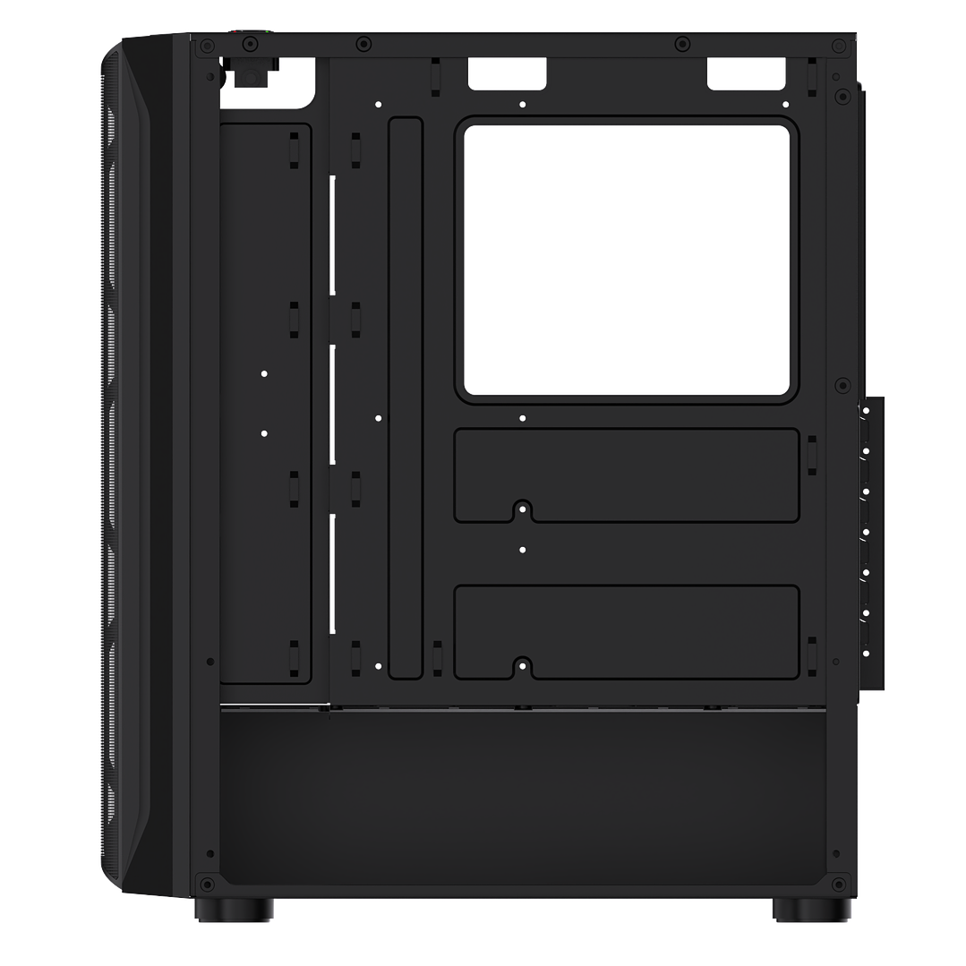 Gabinete Gamer Rgb Atx, Vidrio Templado, Usb 3.0 Max 8 Fans + ventilador de regalo 120 mm 4