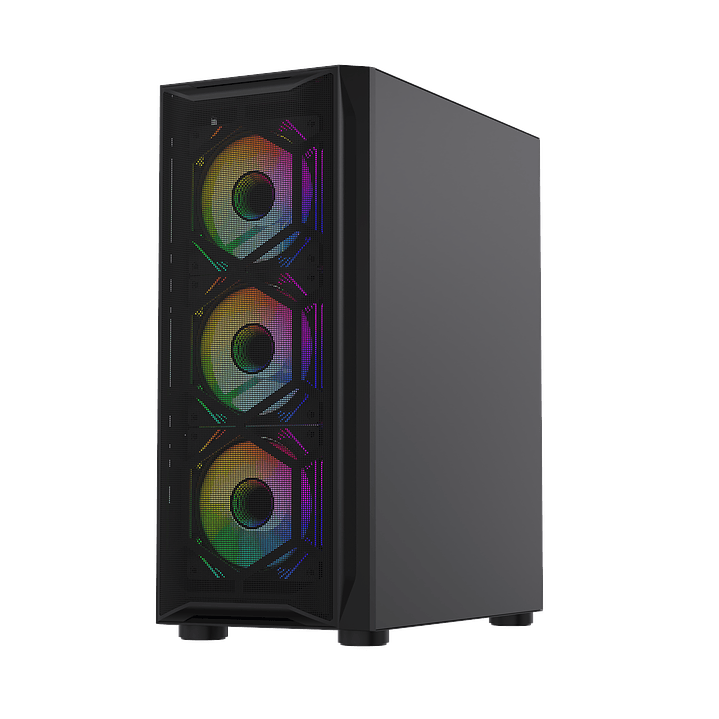 Gabinete Gamer Rgb Atx, Vidrio Templado, Usb 3.0 Max 8 Fans + ventilador de regalo 120 mm 7