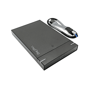 Carcasa De Disco Duro Case Externo Usb 3.0 Sata 3.0 Veggieg Negro