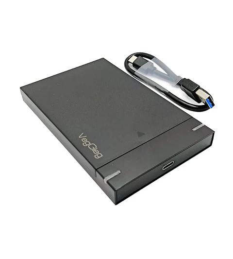 Carcasa De Disco Duro Case Externo Usb 3.0 Sata 3.0 Veggieg Negro