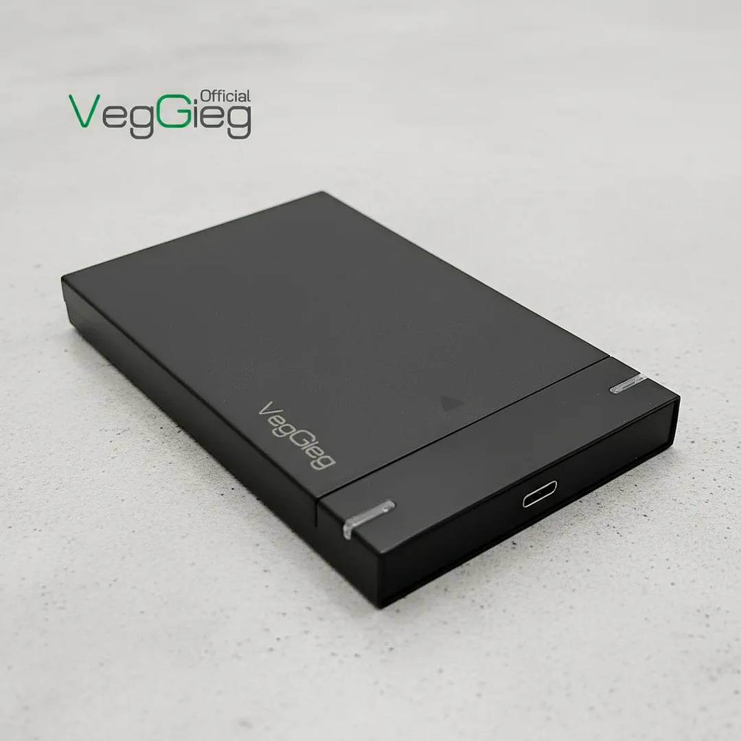 Carcasa De Disco Duro Case Externo Usb 3.0 Sata 3.0 Veggieg Negro 4