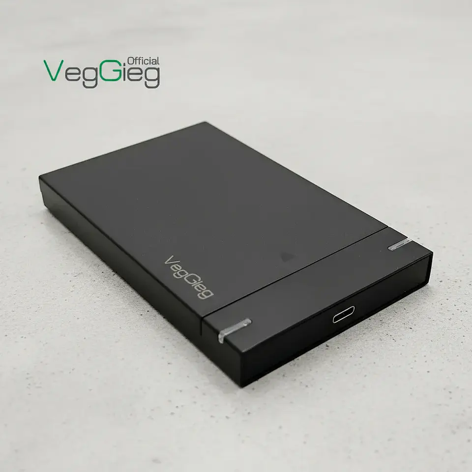 Carcasa De Disco Duro Case Externo Usb 3.0 Sata 3.0 Veggieg Negro 4