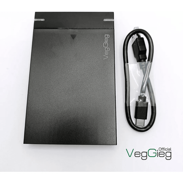 Carcasa De Disco Duro Case Externo Usb 3.0 Sata 3.0 Veggieg Negro 7