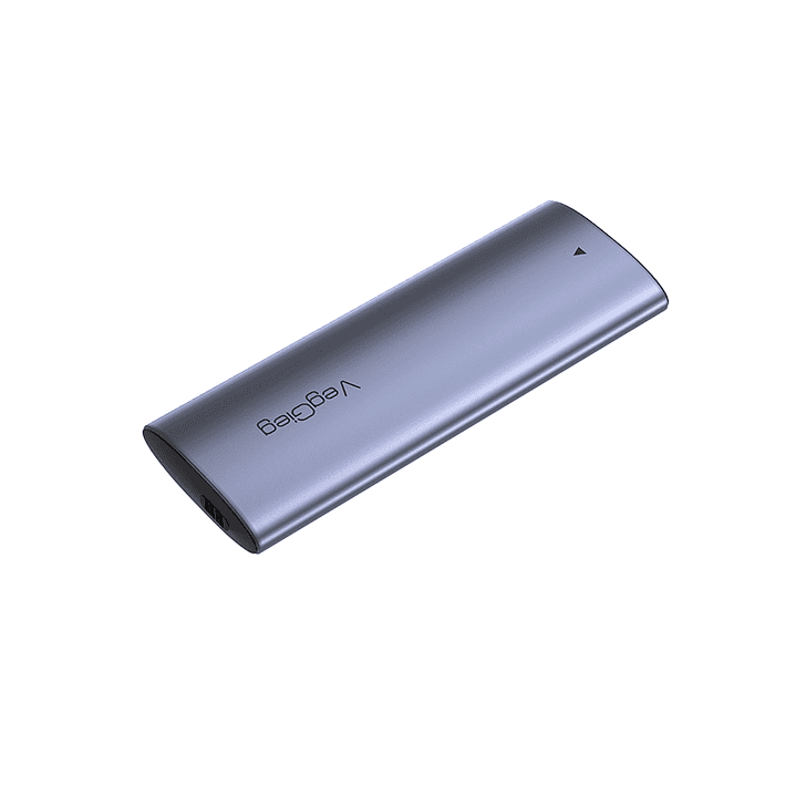 Case Cofre Disco Duro Usb C 3.0 M2 Nvme 10 Gbps Veggieg Gris 1