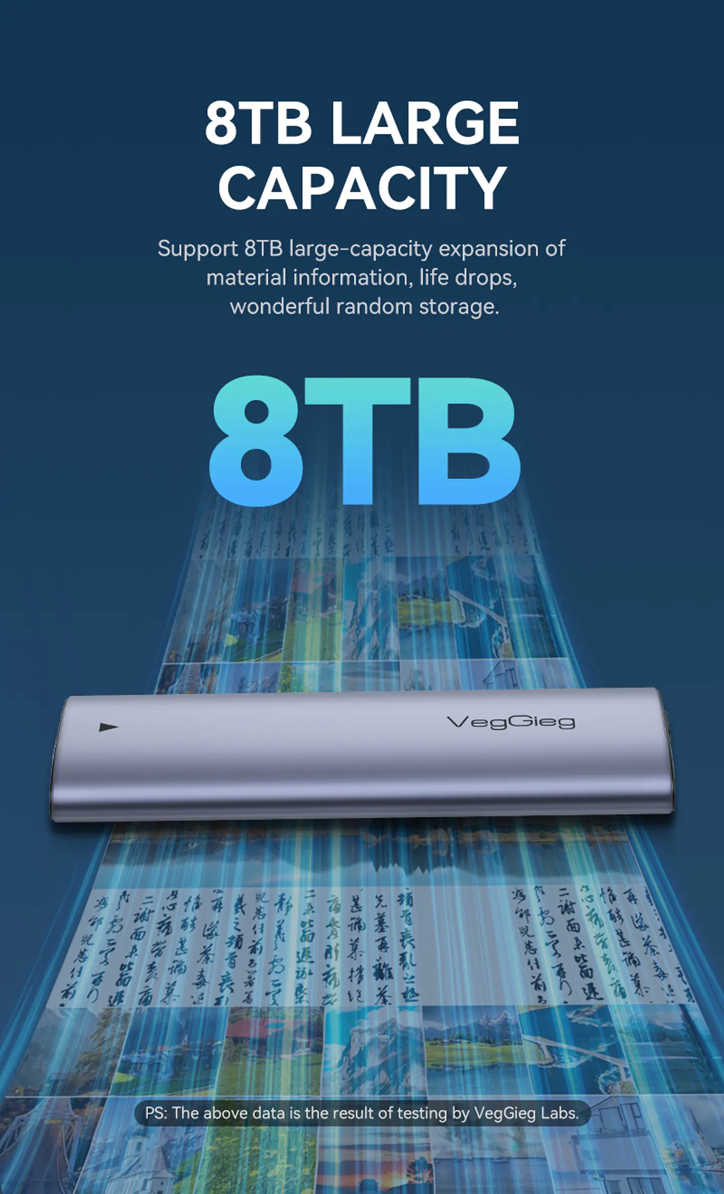 Case Cofre Disco Duro Usb C 3.0 M2 Nvme 10 Gbps Veggieg Gris 13