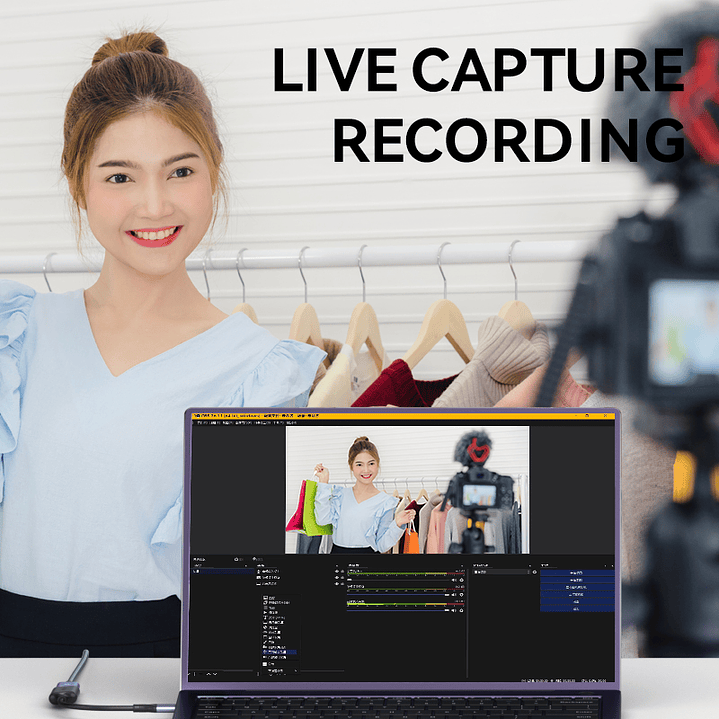 Capturadora De Video 4k 60hz 1080p Tipo C 3.0 Usb Veggieg Gris 8
