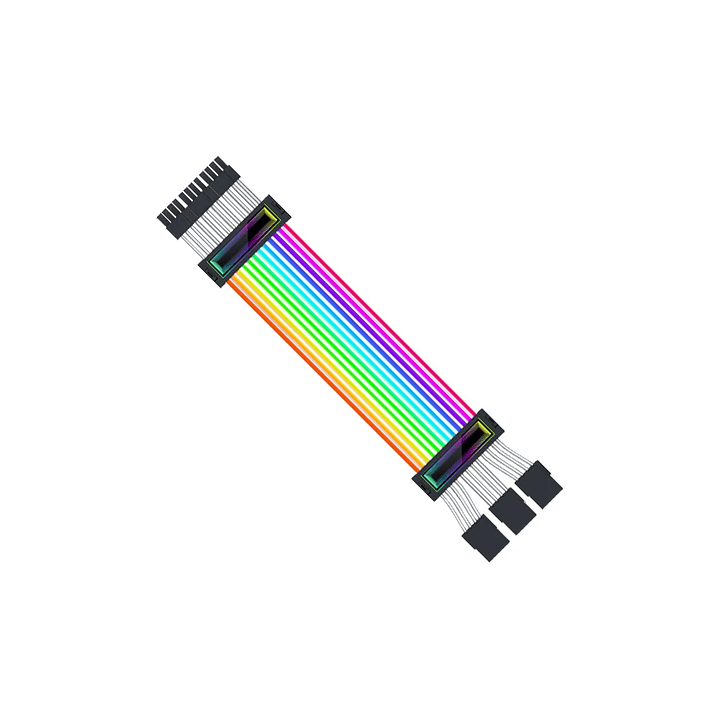 Cable De Alimentación Para Pc 3 X 8 Pin Argb Para Pc Gamer  2