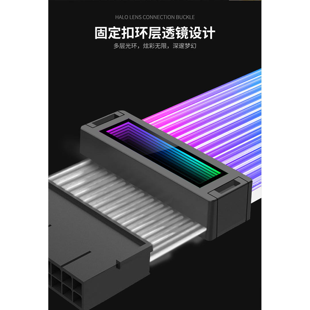 Cable De Alimentación Para Pc 3 X 8 Pin Argb Para Pc Gamer  4