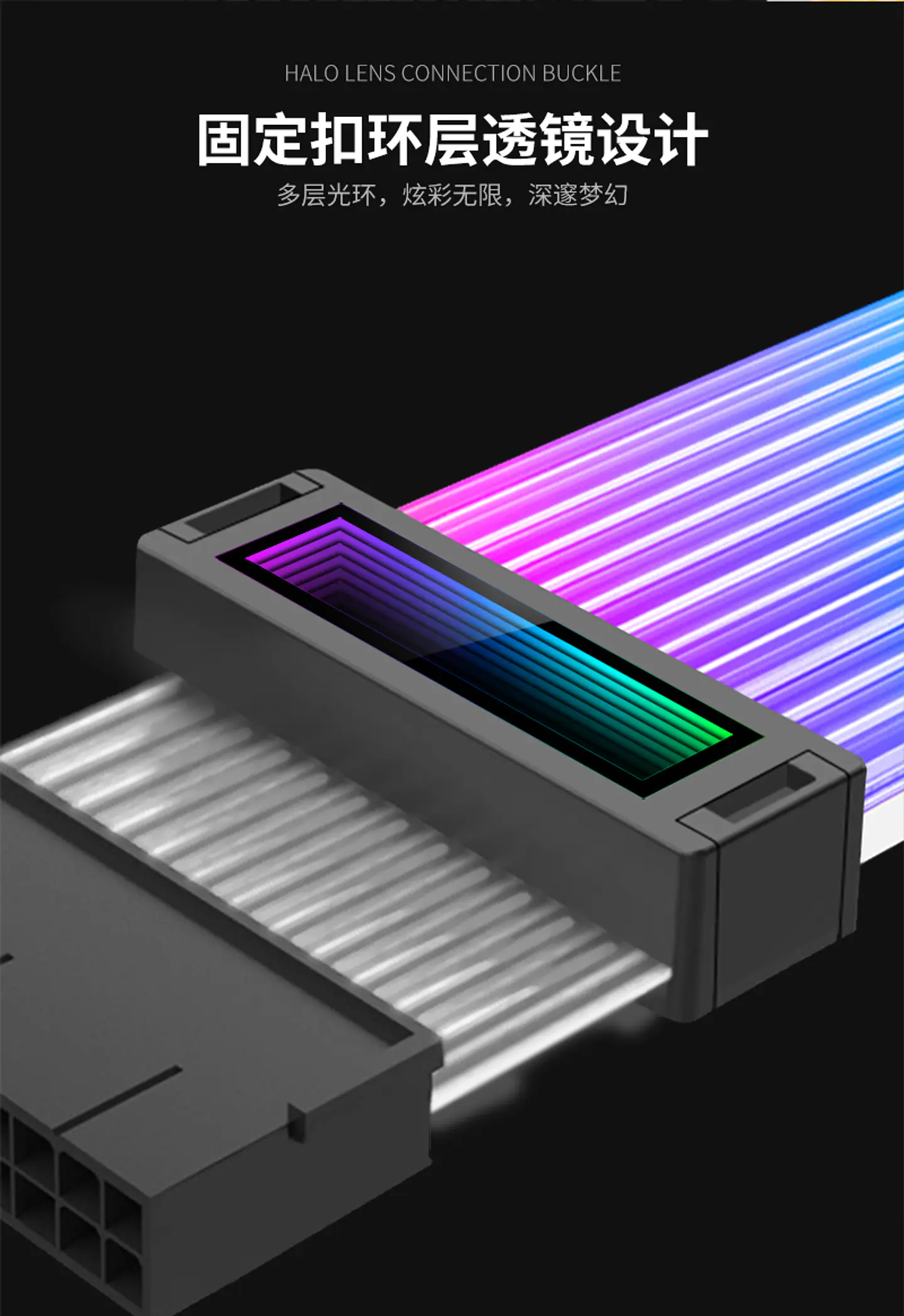 Cable De Alimentación Para Pc 3 X 8 Pin Argb Para Pc Gamer  4