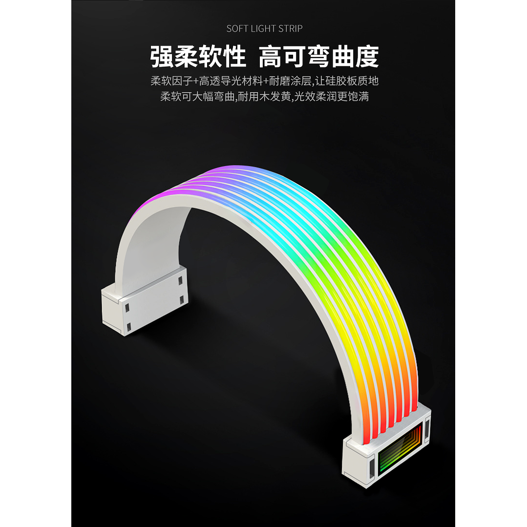 Cable De Alimentación Para Pc 3 X 8 Pin Argb Para Pc Gamer  6